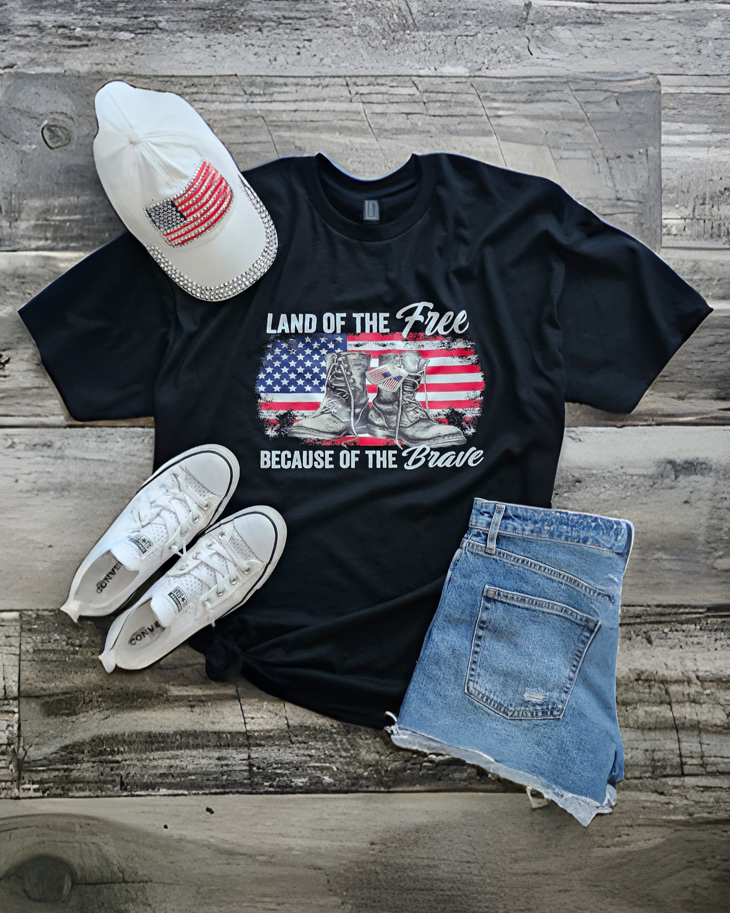 Land Of The Free Because Of The Brave T-Shirt