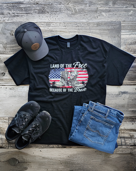 Land Of The Free Because Of The Brave T-Shirt