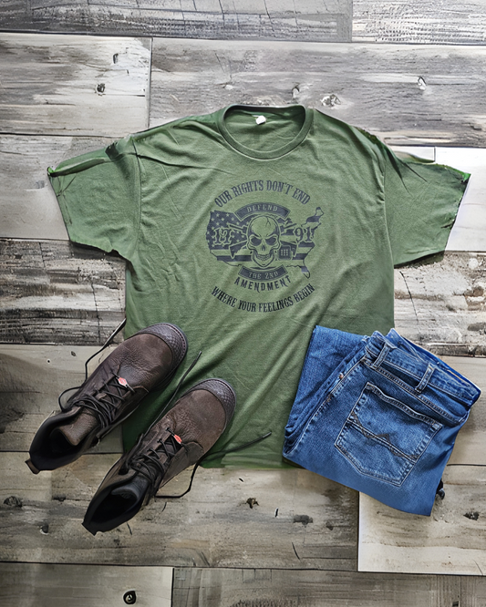 *LIMITED STOCK* Our Right's Don't End Where Your Feelings Begin T-Shirt